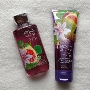 Bath and Body Works Brown Sugar and Fig Set